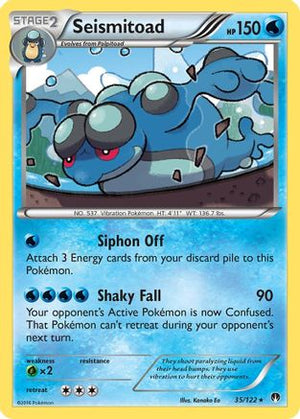 Seismitoad 35/122 - BREAKpoint Reverse Holofoil