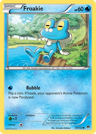 Froakie 38/122 - XY  BREAKpoint Reverse Holofoil - Poke-Collect