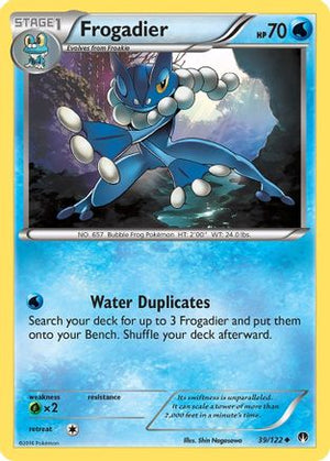 Frogadier 39/122 - XY  BREAKpoint Reverse Holofoil - Poke-Collect