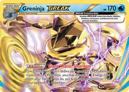 Greninja BREAK 41/122 - XY  BREAKpoint Holofoil - Poke-Collect