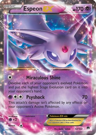 Espeon-EX 52/122 - BREAKpoint Holofoil - Poke-Collect