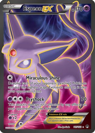 Espeon EX (Full Art) 117/122 - XY  BREAKpoint Holofoil - Poke-Collect