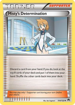 Misty's Determination 104/122 - BREAKpoint Reverse Holofoil