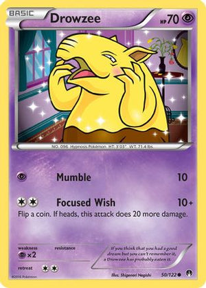 Drowzee 50/122 - BREAKpoint Reverse Holofoil - Poke-Collect