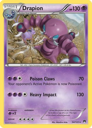 Drapion 54/122 - XY  BREAKpoint - Poke-Collect