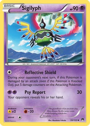 Sigilyph 55/122 - XY  BREAKpoint - Poke-Collect