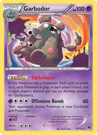 Garbodor 57/122 - XY  BREAKpoint Reverse Holofoil - Poke-Collect
