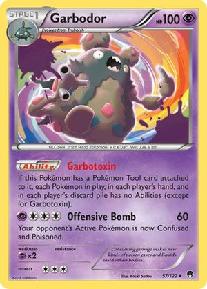 Garbodor 57/122 - XY  BREAKpoint Reverse Holofoil - Poke-Collect