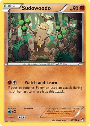 Sudowoodo 67/122 - BREAKpoint Reverse Holofoil