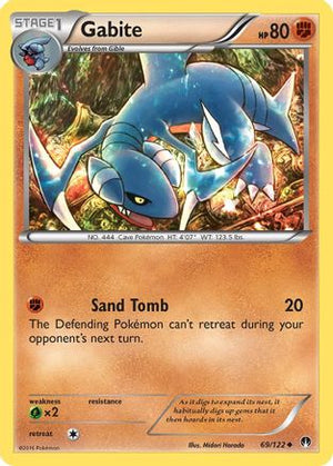 Gabite 69/122 - XY  BREAKpoint Reverse Holofoil - Poke-Collect