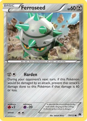 Ferroseed 79/122 - XY  BREAKpoint - Poke-Collect