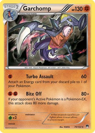 Garchomp 70/122 - XY  BREAKpoint Holofoil - Poke-Collect