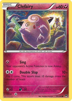 Clefairy 81/122 - BREAKpoint Reverse Holofoil - Poke-Collect