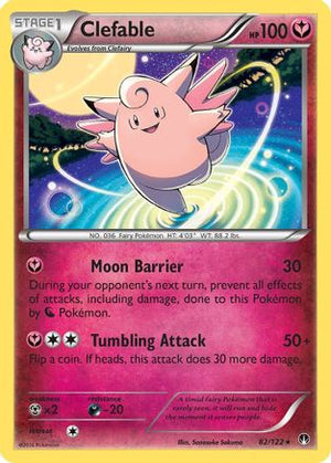 Clefable 82/122 - XY  BREAKpoint Reverse Holofoil - Poke-Collect
