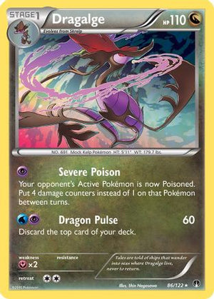 Dragalge 86/122 - XY  BREAKpoint Reverse Holofoil - Poke-Collect