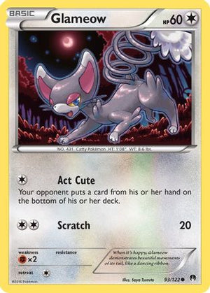 Glameow 93/122 - XY  BREAKpoint - Poke-Collect