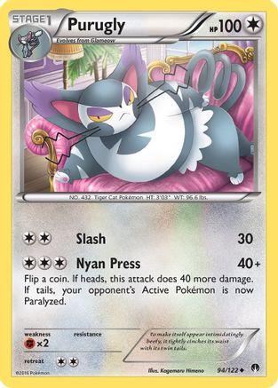 Purugly 94/122 - XY  BREAKpoint - Poke-Collect