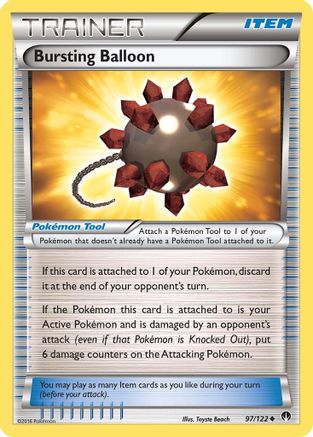 Bursting Balloon 97/122 - XY  BREAKpoint - Poke-Collect