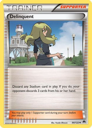 Delinquent 98/122 - BREAKpoint Reverse Holofoil - Poke-Collect
