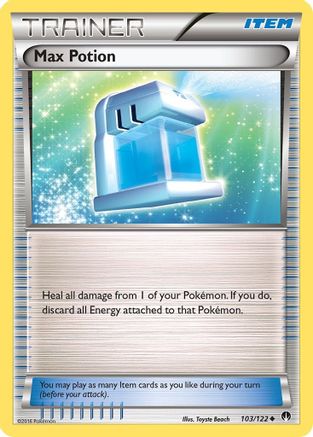 Max Potion 103/122 - XY  BREAKpoint - Poke-Collect