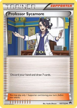 Professor Sycamore 107/122 - BREAKpoint Reverse Holofoil