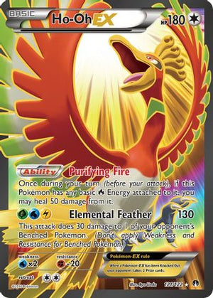 Ho-Oh EX (Full Art) 121/122 - XY  BREAKpoint Holofoil - Poke-Collect