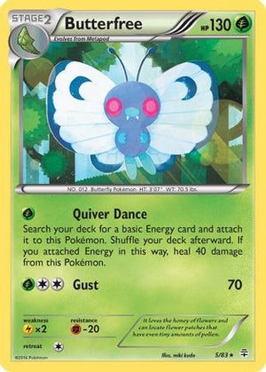 Butterfree 5/83 - Generations Holofoil - Poke-Collect