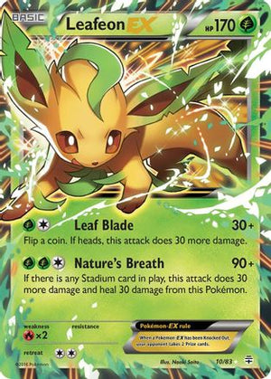 Leafeon-EX 10/83 - Generations Holofoil