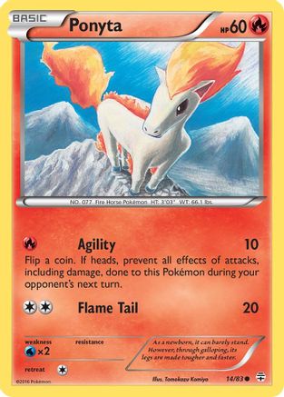 Ponyta 14/83 - Generations Reverse Holofoil - Poke-Collect