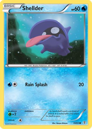 Shellder 19/83 - Generations Reverse Holofoil - Poke-Collect