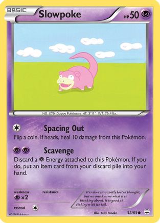 Slowpoke 32/83 - Generations - Poke-Collect