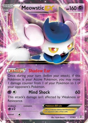 Meowstic EX 37/83 - Generations Holofoil