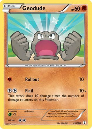 Geodude 43/83 - Generations Reverse Holofoil