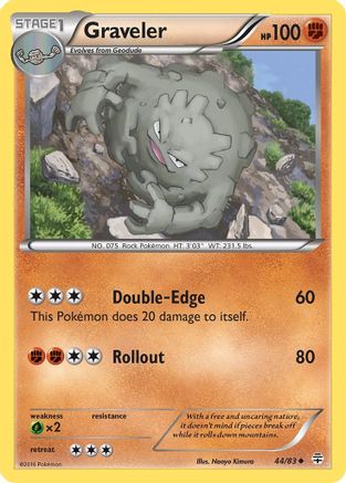 Graveler 44/83 - Generations - Poke-Collect