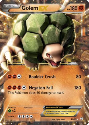 Golem EX 46/83 - Generations Holofoil - Poke-Collect