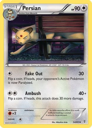 Persian 54/83 - Generations Reverse Holofoil - Poke-Collect