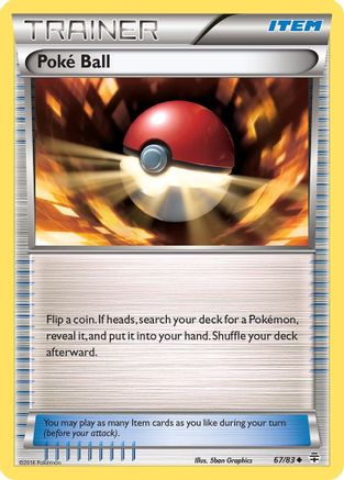 Poke Ball 67/83 - Generations Reverse Holofoil - Poke-Collect