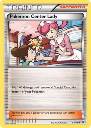 Pokemon Center Lady 68/83 - Generations Reverse Holofoil