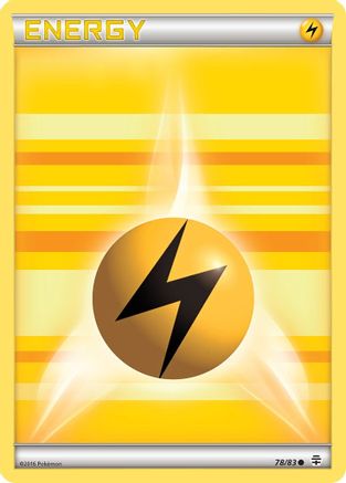 Lightning Energy 78/83 - Generations Reverse Holofoil - Poke-Collect