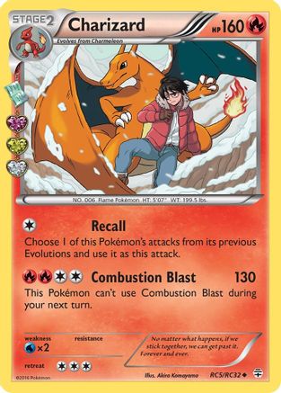 Charizard RC5/83 - Generations Radiant Collection Holofoil - Poke-Collect