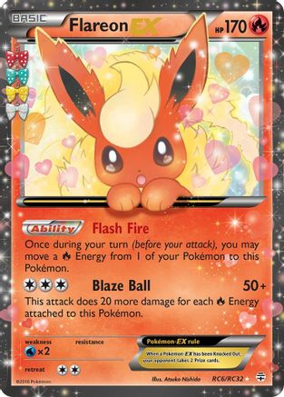 Flareon-EX RC6/83 - Generations Holofoil - Poke-Collect