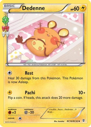 Dedenne RC10/83 - Generations Radiant Collection Holofoil - Poke-Collect