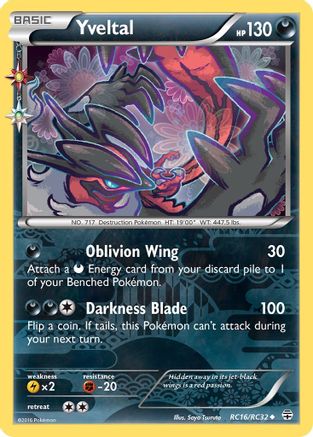 Yveltal RC16/83 - Generations Holofoil - Poke-Collect