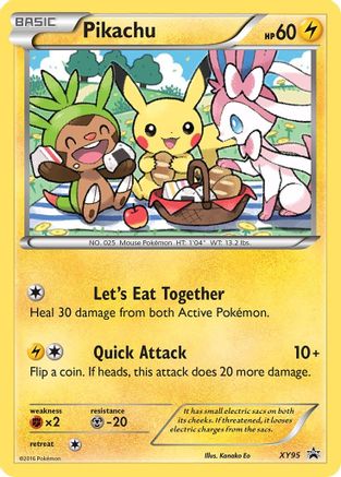 Pikachu XY95/211 - XY Black Star Promos Holofoil - Poke-Collect