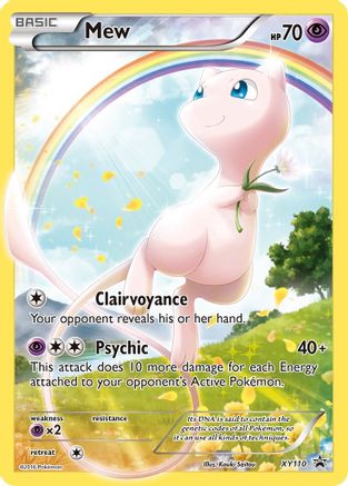 Mew XY110/211 - XY Black Star Promos Holofoil - Poke-Collect