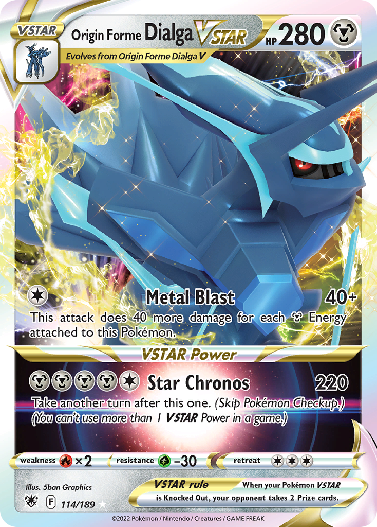 Origin Forme Dialga VSTAR 114/189 - Astral Radiance Holofoil - Poke-Collect