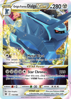 Origin Forme Dialga VSTAR 114/189 - Astral Radiance Holofoil - Poke-Collect