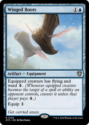 Winged Boots (OTC-124) - Outlaws of Thunder Junction Commander