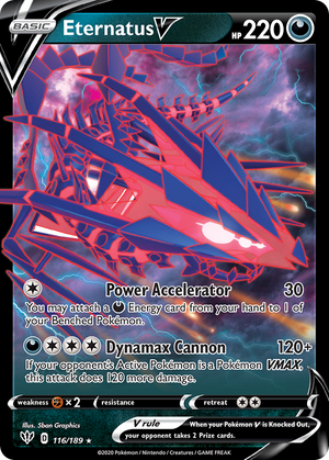 Eternatus V 116/189 - SWSH03 Darkness Ablaze Holofoil - Poke-Collect