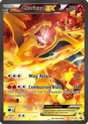 Charizard-EX XY121/211 - XY Black Star Promos Holofoil - Poke-Collect